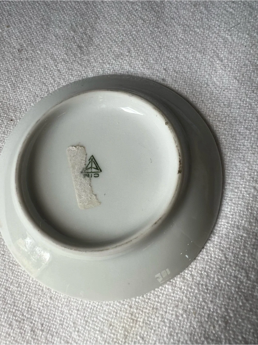 Puerta de Alcalá Madrid Decorative Trinket Dish with Gold Accent